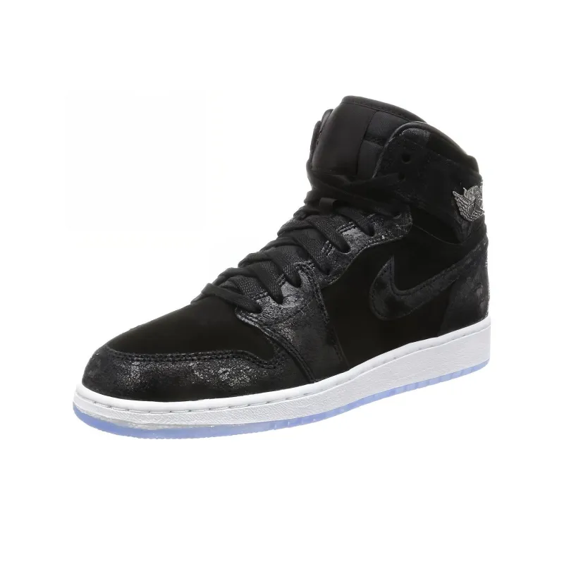 Jordan 1 Retro High Heiress Black Suede GS-3