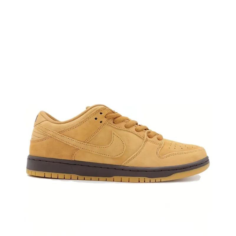 Nike Slip Resistant Shock Absorbers Low Top Skateboard Shoes Unisex Brown-1