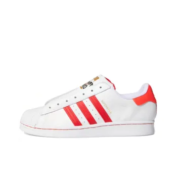 Superstar Adidas Originals Laceless 'White Team Collegiate Red'