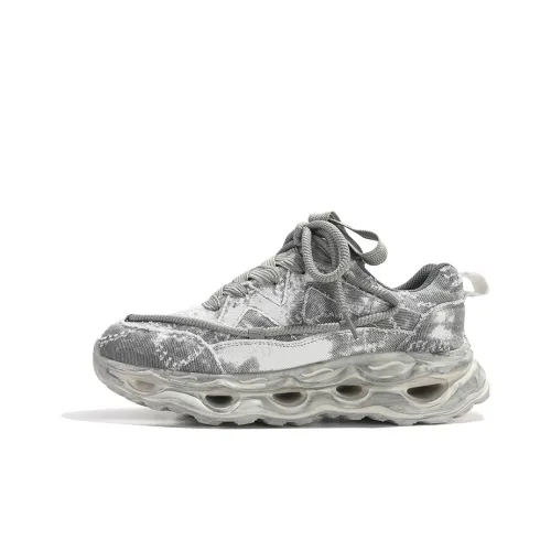 Jifffly Cushioned Slip Resistant Breathable Lightweight Low Top Chunky Sneakers Unisex