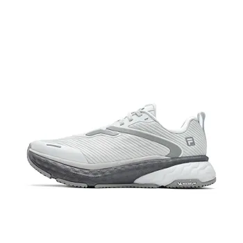 FILA SPD CHEETAH Cushioned Slip Resistant Low Top Casual Running Shoes Men's White Gray
