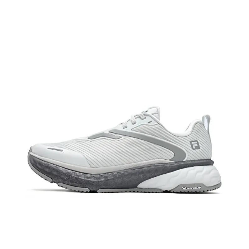 FILA SPD CHEETAH Cushioned Slip Resistant Low Top Casual Running Shoes Men's White Gray-0