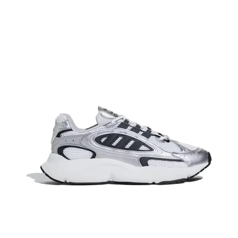 Adidas Originals Ozmillen Cushioned Slip Resistant Abrasion Resistant Low Top Running Shoes Men's White Black-1