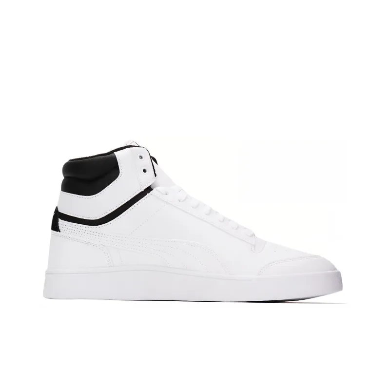 PUMA Shuffle Mid Wtr 'White Black Team Gold'-1