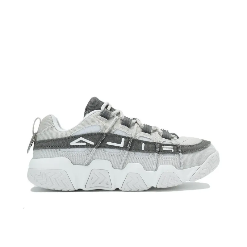 FILA Barricade Basketball Shoes 'Grey White' Women's-1