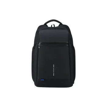 KINGSONS Polyester Backpack Men's Black