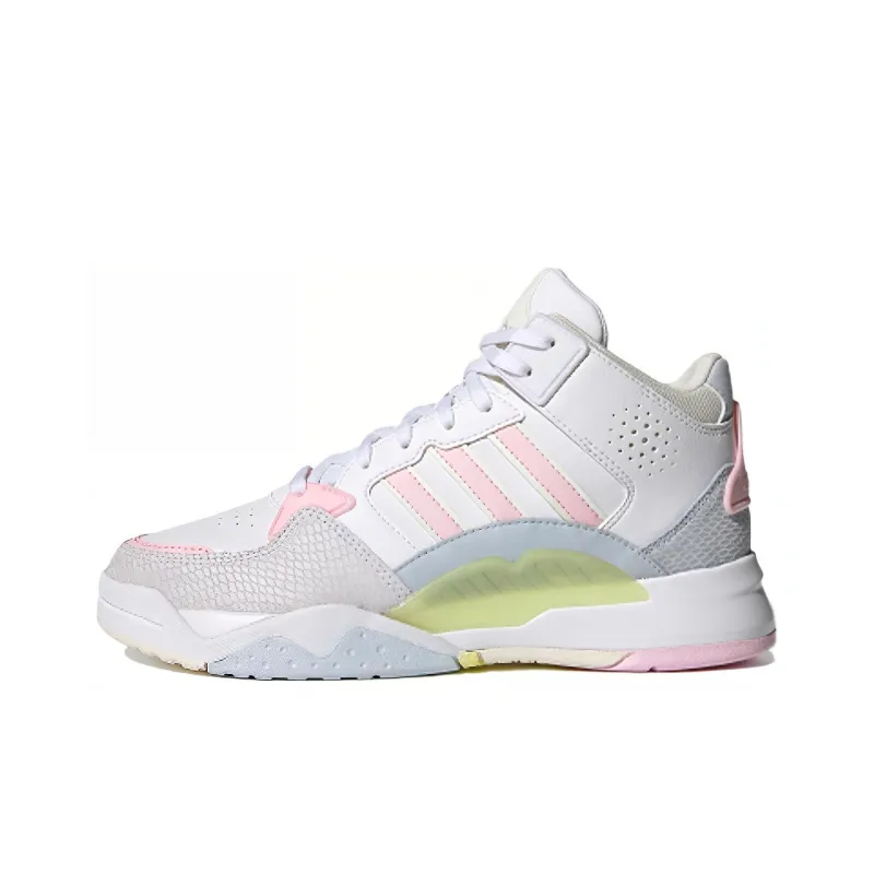 Adidas Neo 5th Quarter 'White Pink Yellow' Women's-0
