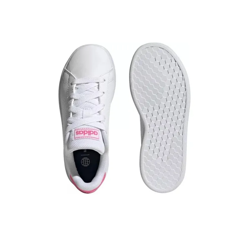Adidas Advantage Cloud White Pulse Magenta Wonder Quartz GS-3