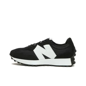 New Balance 327 Black White N Logo