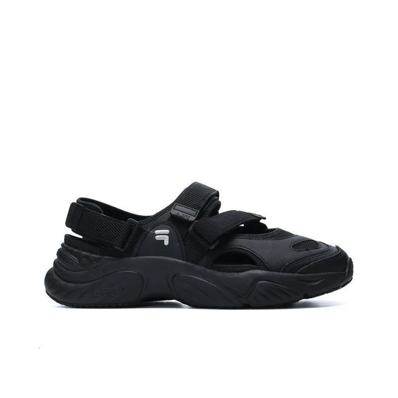 FILA FUSION Conch Sandals 'Black'-1