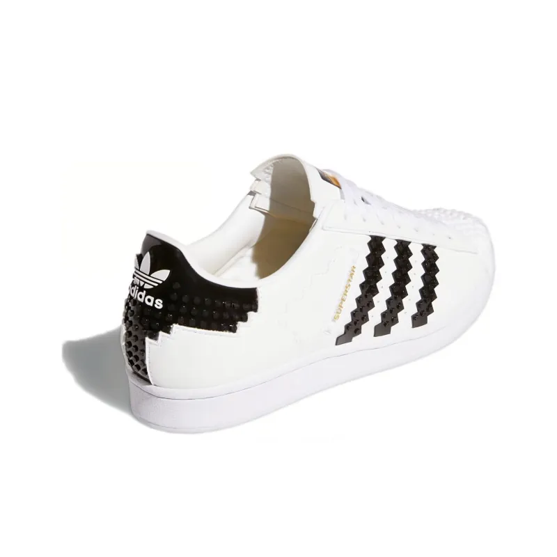 Adidas Superstar Lego White Black-3