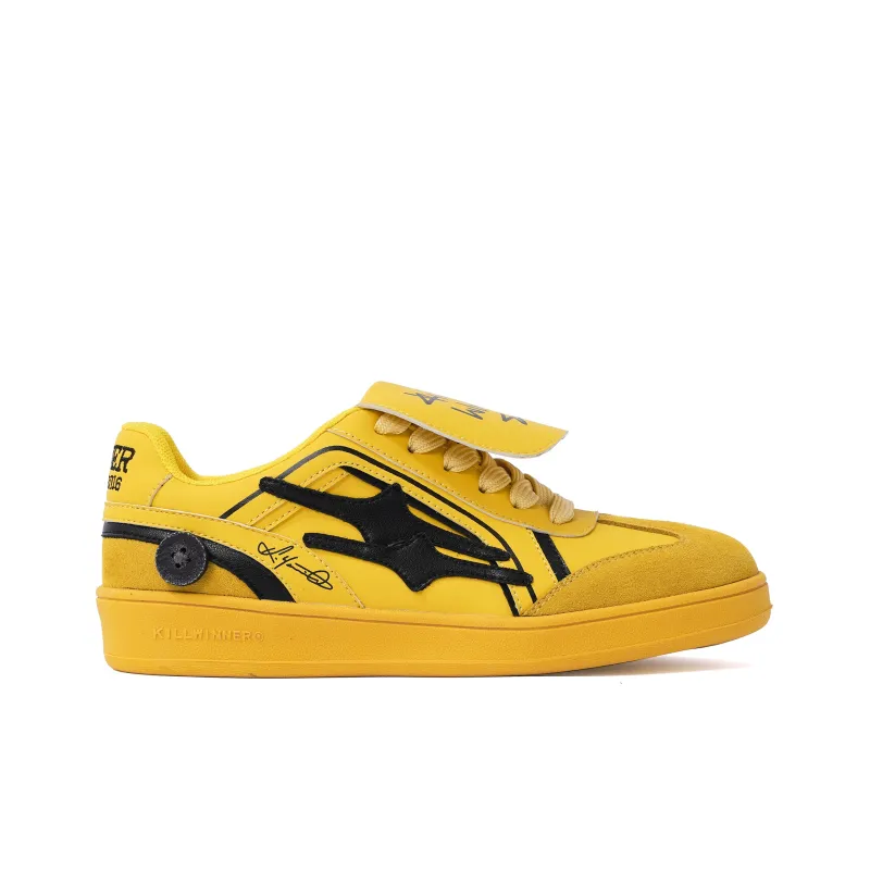 KILLWINNER Skateboard Shoes Unisex Low Top Yellow/Black-1