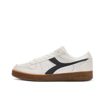 Diadora MAGIC BASKET LOW LEATHER Abrasion Resistant, Breathable, Lightweight Low Top Casual Shoes Unisex Black