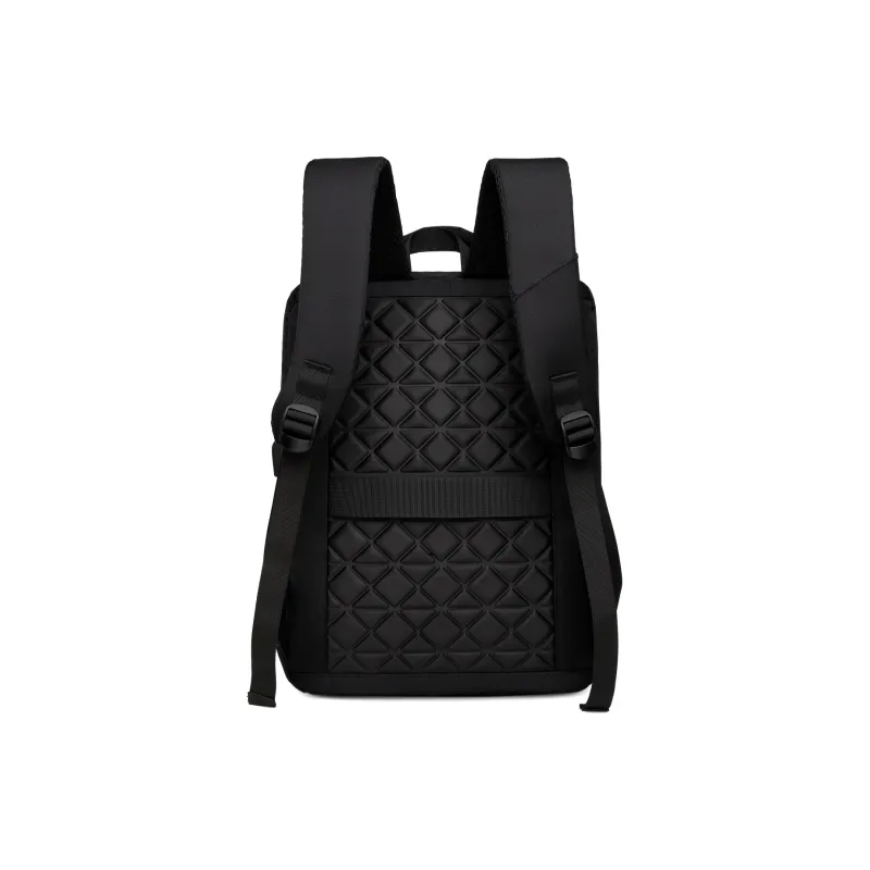 KINGSONS Oxford Laptop Backpack Regular Men's Black/Gray-3