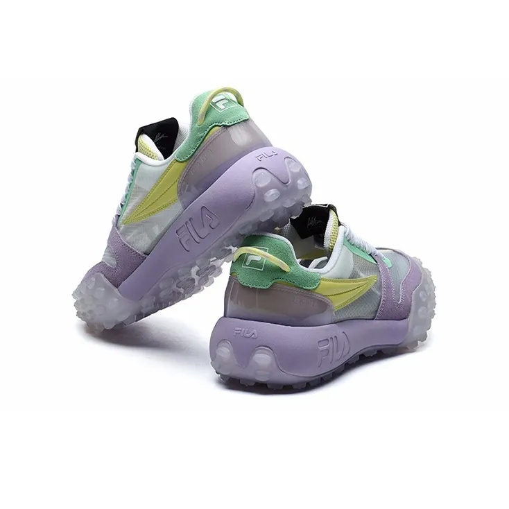 FILA Gara Low White Lilac Women's-5