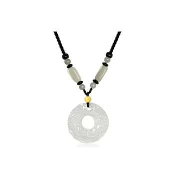 LOVING Chalcedony Jade Necklaces Unisex