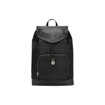 TARGUS Nylon And Leather Backpack Medium Size Unisex Black