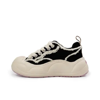 JUZI Low Top Canvas Shoes Women's Blackcurrant Chestnut