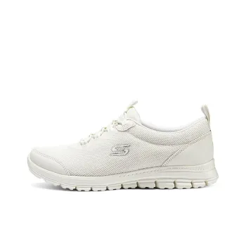 Skechers Cushioning Breathable Lightweight Low Top Casual Shoes Women's Ivory