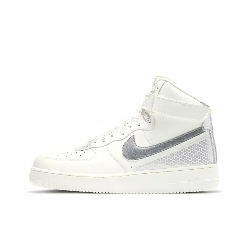 Nike X 3M Air Force 1 High 'Summit White'-0