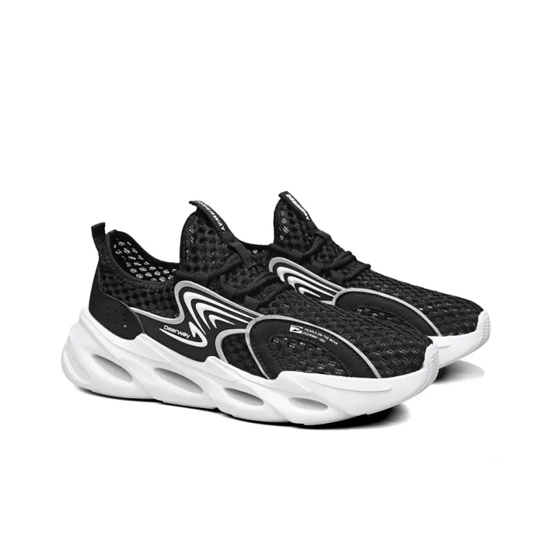 DEERWAY Wear resistant And Lightweight Low Top Casual Shoes Men's-2