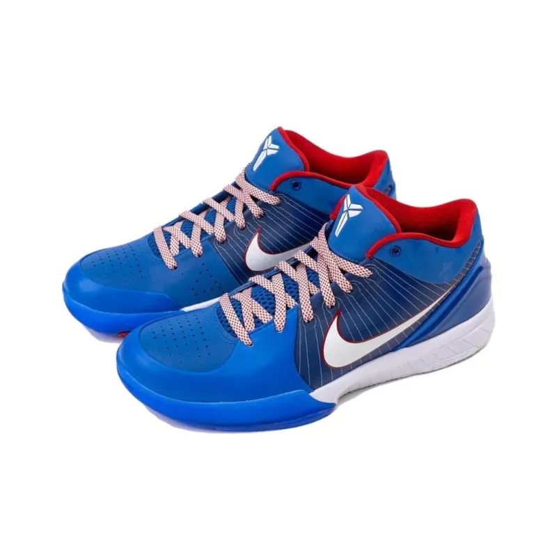 Nike Zoom Kobe 4 Protro 'Philly' Anti Slip Wear Resistant Low Top Basketball Shoes Men's Blue-2