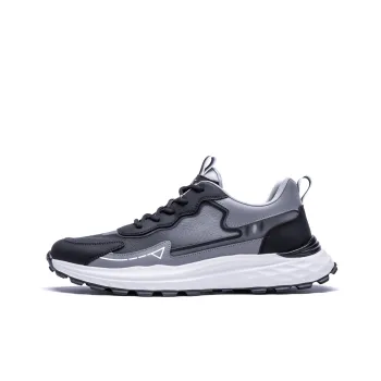 15 MINS Casual Shoes Men Low-Top Black Gray Color