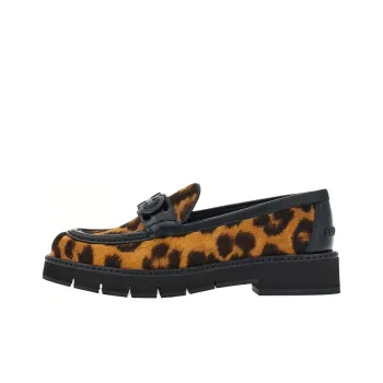 FERRAGAMO GANCINI Loafers 3cm Women's Animal