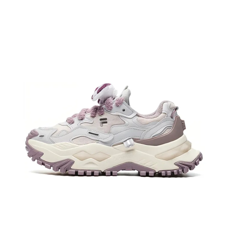 FILA FUSION Bianco Fashion Sneakers 'White Purple' Women's-0