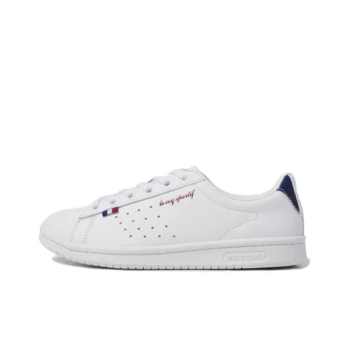 Le Coq Sportif Skateboard Shoes Unisex Low-Top White/Blue/Red