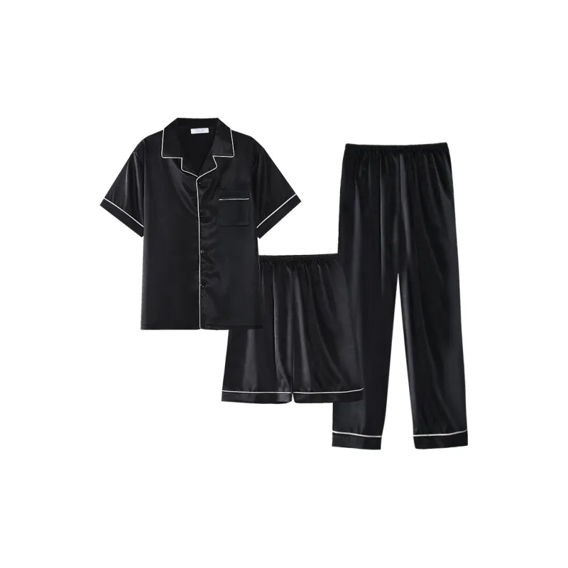 Lan Miao Pajama Set Men's Purple-2