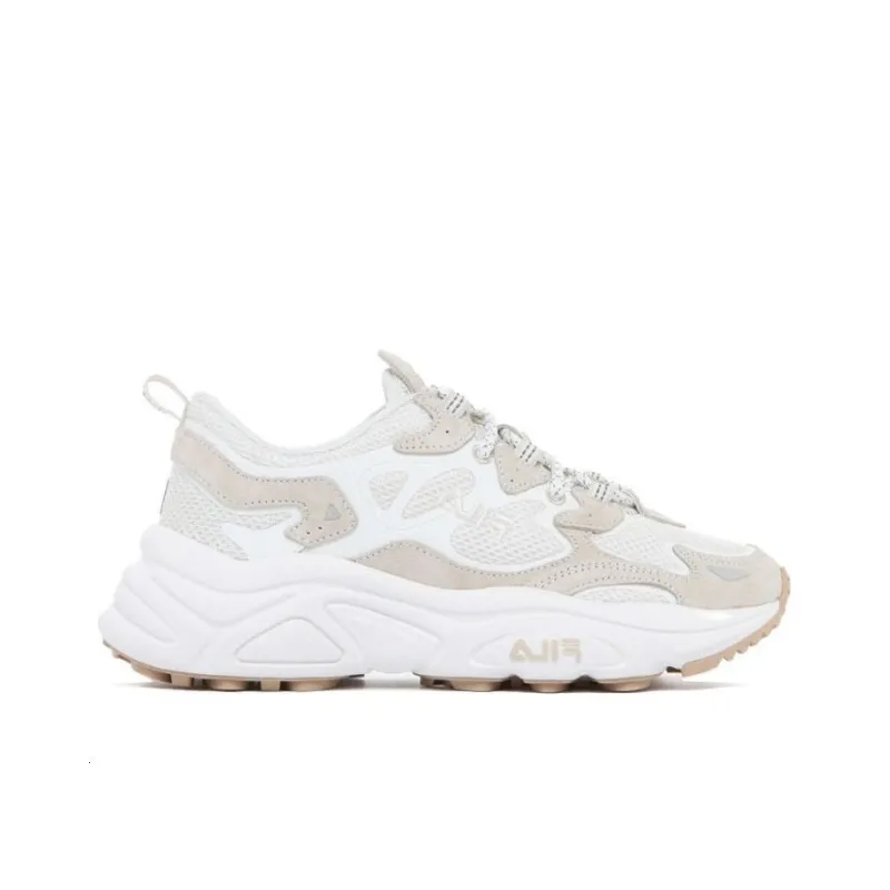 FILA Tenor City Cushioning, Slip Resistant, And Abrasion Resistant Low Top Casual Shoes Unisex Milk White-1