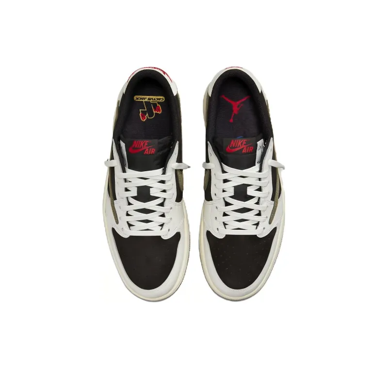 Jordan 1 Retro Low OG SP Travis Scott Olive Women's-2
