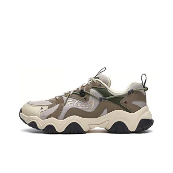 FILA Fluid 4 Cat Paw 4.0 Cushioning Wear Resistant Low Top Casual Shoes Men's Gray