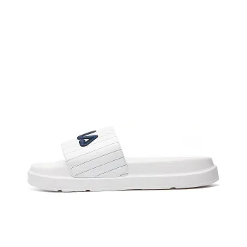 FILA Thick Sole White Slippers Women's