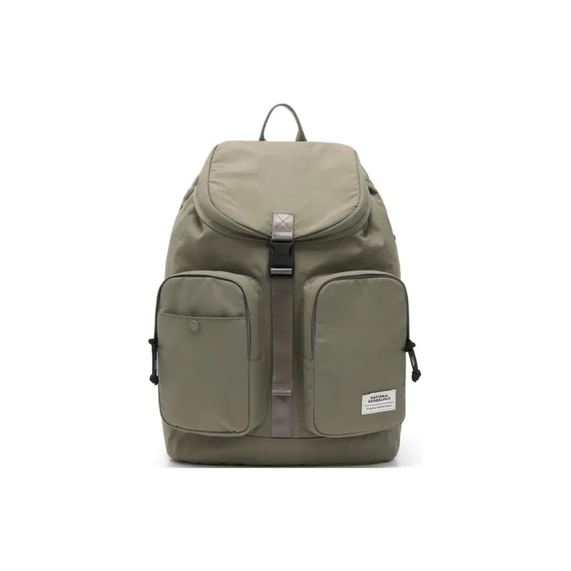 NATIONAL GEOGRAPHIC Nylon Backpack Unisex Khaki-0