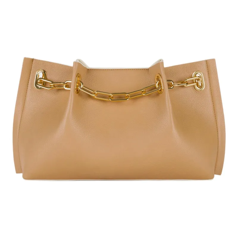 Elisabetta Franchi Polyester Clutch Large Size Women's Butter-1