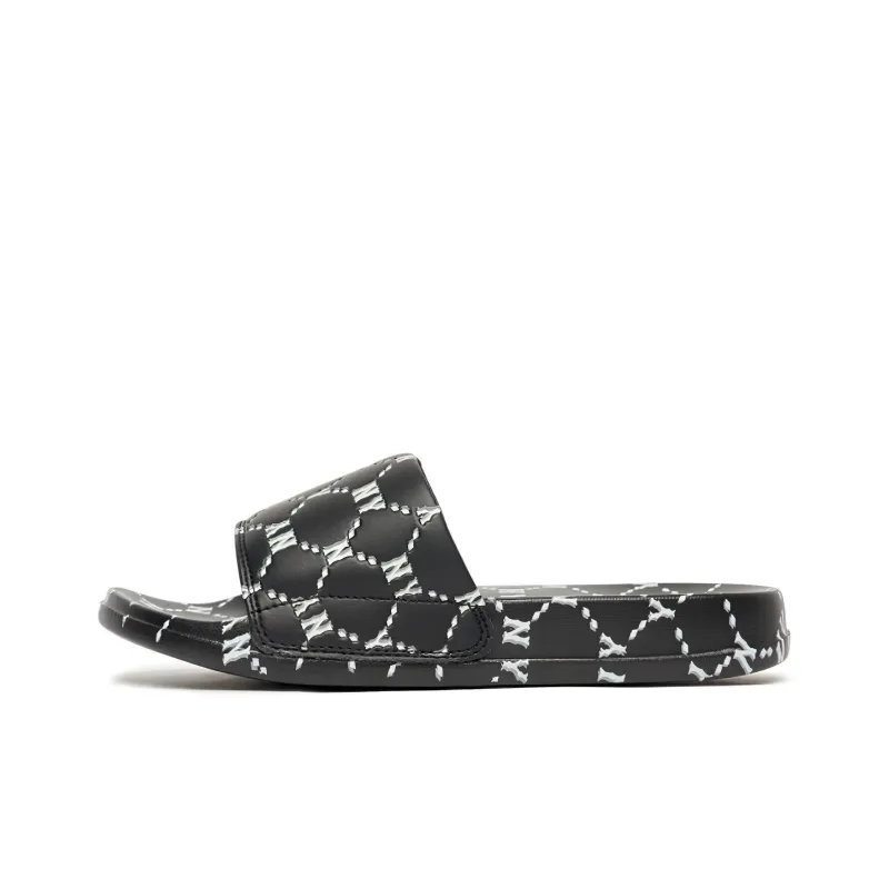MLB Slipper Slip Resistant Abrasion Resistant Slide Slippers Unisex Black-0