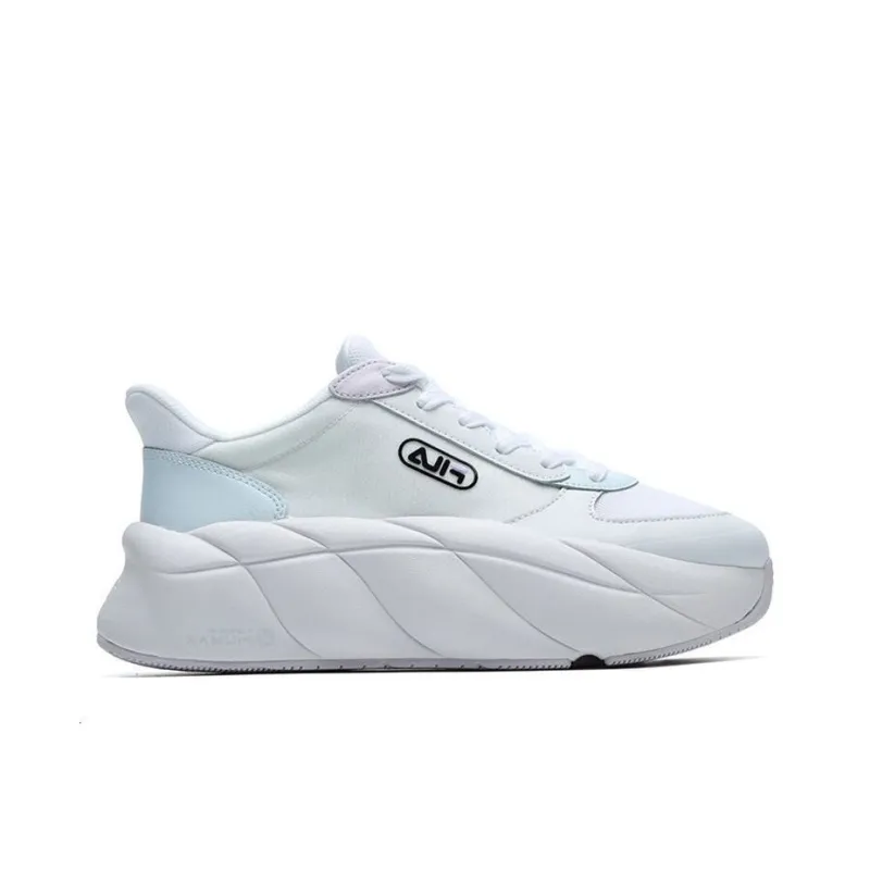 FILA Gelato Cushioning Wear Resistant Low Top Chunky Sneakers Women's Mist Gray-1