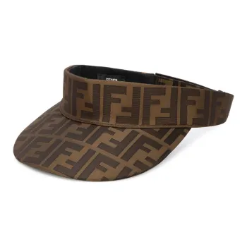 FENDI Cotton, Polyamide, Polyester Sun Protection Hats Men's Brown