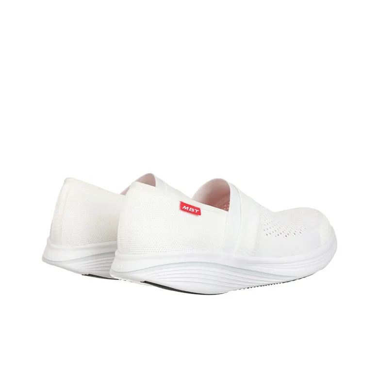MBT Cushioning Breathable Height Increasing Rebound Low Top Outdoor Shoes Women's White-3