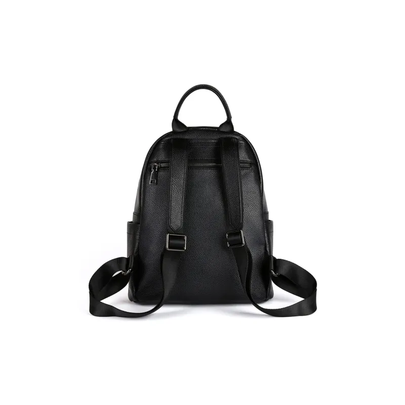 MILLIE'S Cow Leather Backpack Regular Women's Black-4