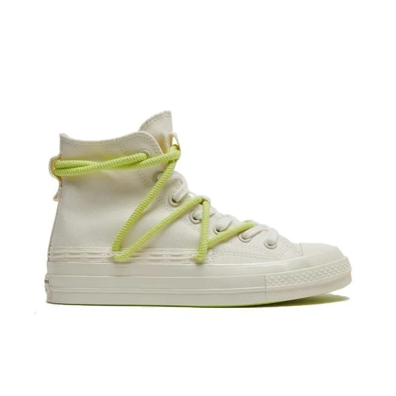Converse Chuck 70 High Double Laces 'White Green'-1