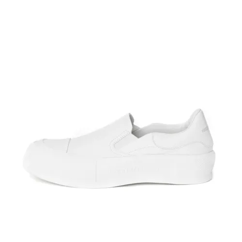 Alexander McQueen Deck Skateboard Shoes Women's Low-Top White