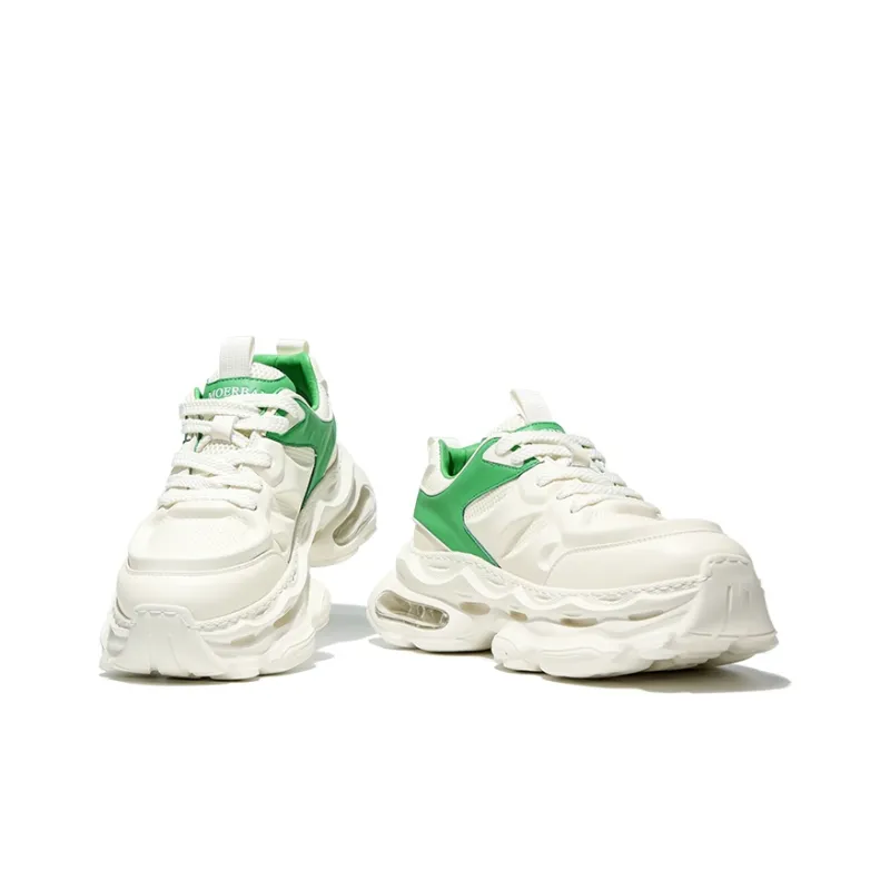 MOERBAI Breathable Lightweight Height Increasing Low-Top Chunky Sneakers Men's-7