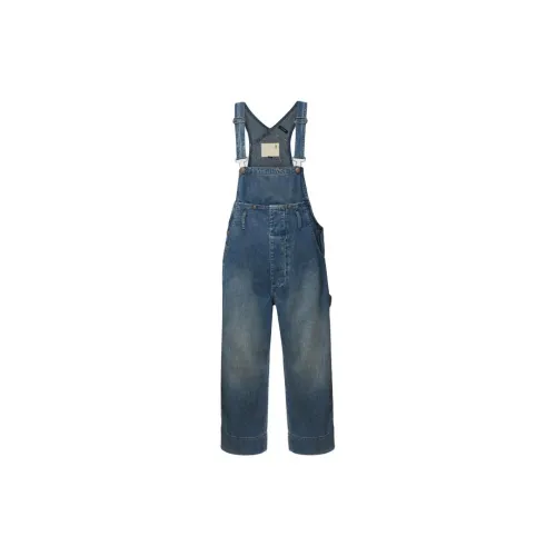 R13 Overalls Women's Wilton Blue