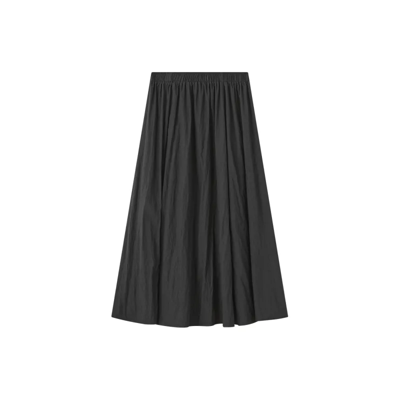 THE SEA LIFE Casual Long Skirt Women's Black Mage-1