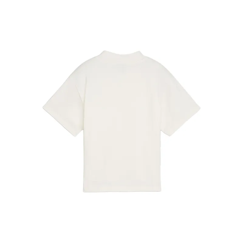 PUMA Drop Shoulder Sleeve T-Shirt Women's White-1