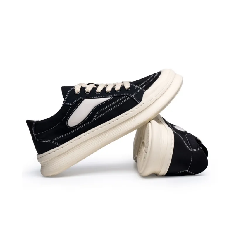 YEDANI Breathable And Wear resistant Low Top Canvas Shoes Men's-3