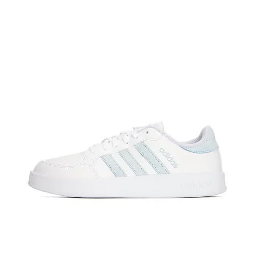 Adidas Neo Breaknet Skateboard Shoes Women's Low-Top White/Light Blue